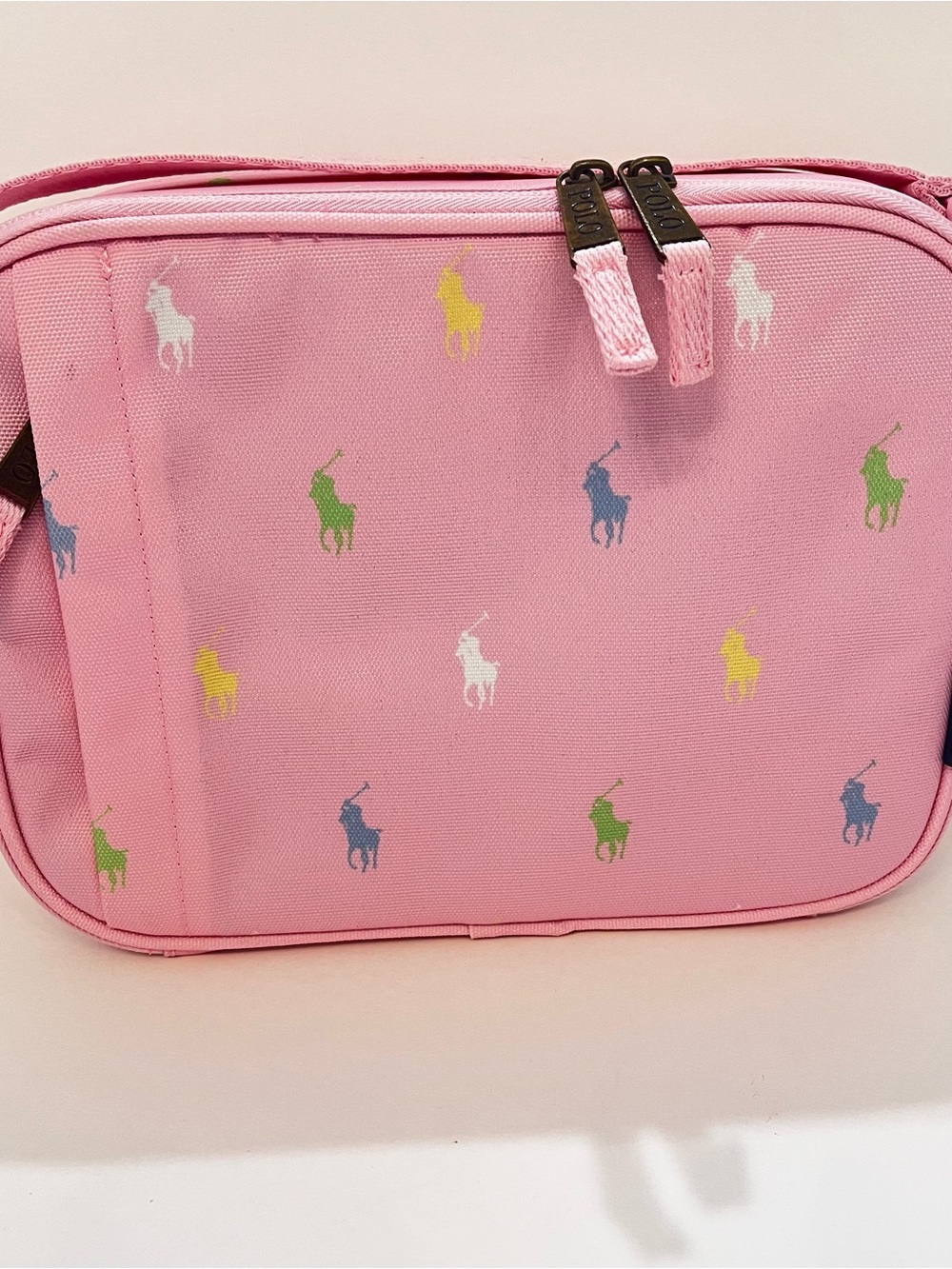Ralph Lauren Pink Pony Logo Insulated Lunch Box